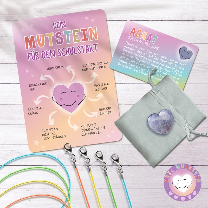 MutStein Halskette - Einschulung