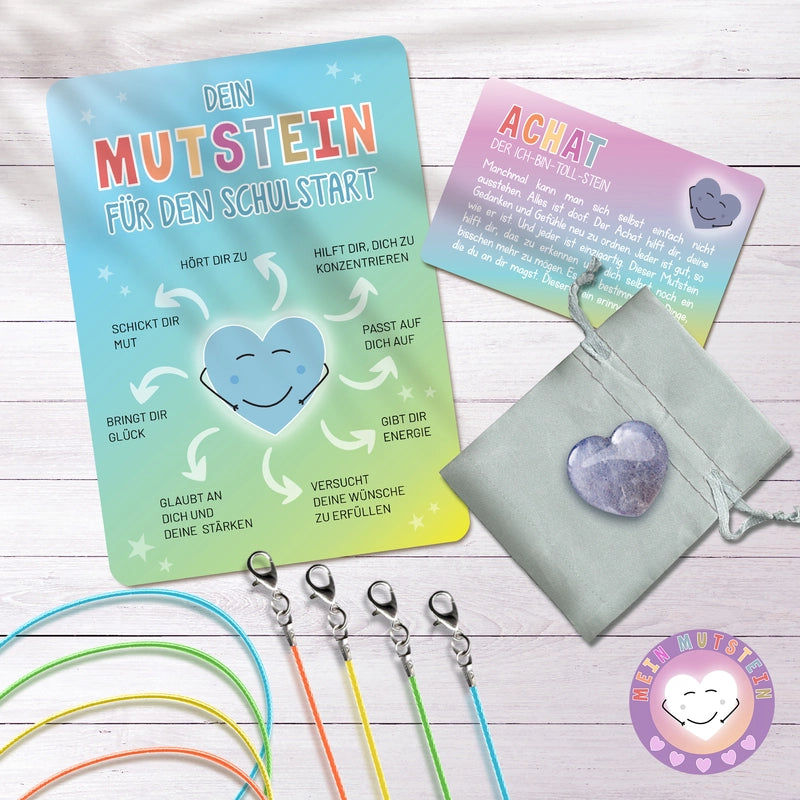 MutStein Halskette - Einschulung