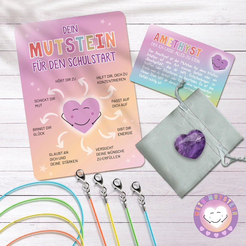 MutStein Halskette - Einschulung