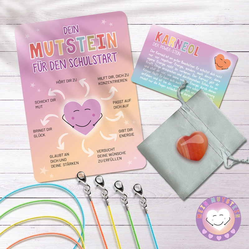 MutStein Halskette - Einschulung