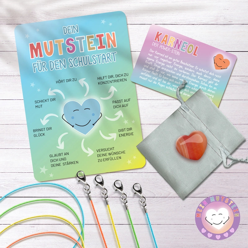 MutStein Halskette - Einschulung