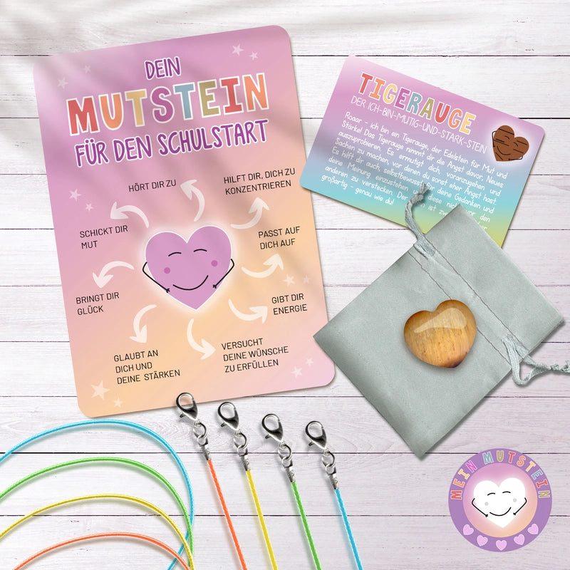 MutStein Halskette - Einschulung