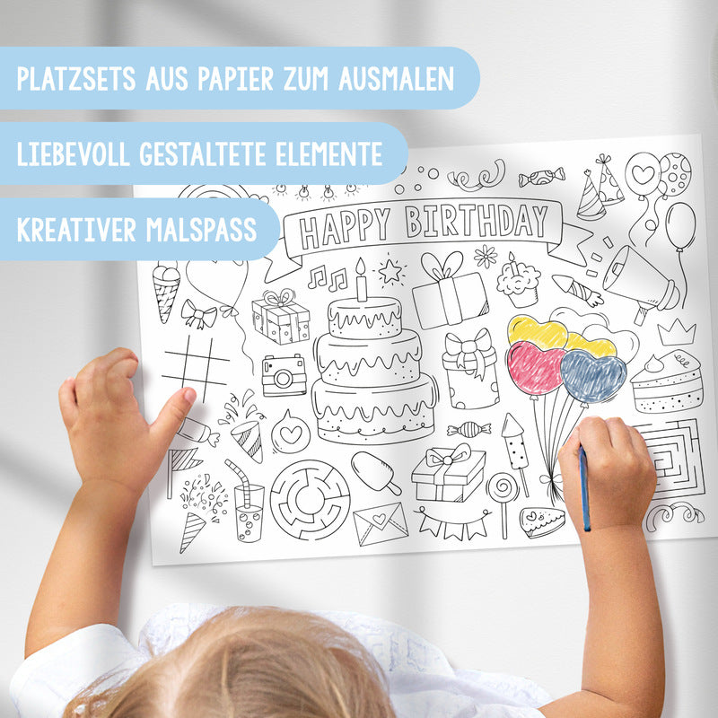 Platzsets "Geburtstag"