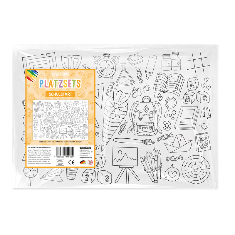Platzsets "Schulstart"